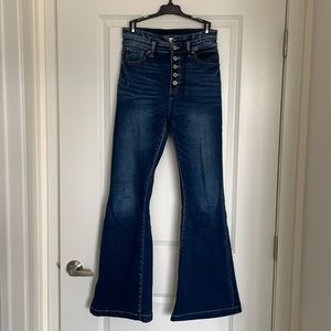 Size 27 Dark Wash Curvy Flare Jeans